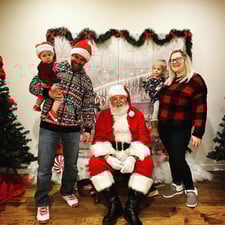 Visiting Santa for the First Time!